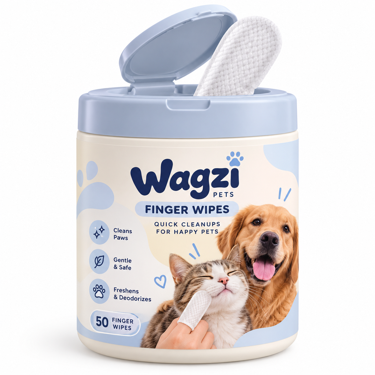 Finger Wipes for Teeth & Ears — No Brush Fights