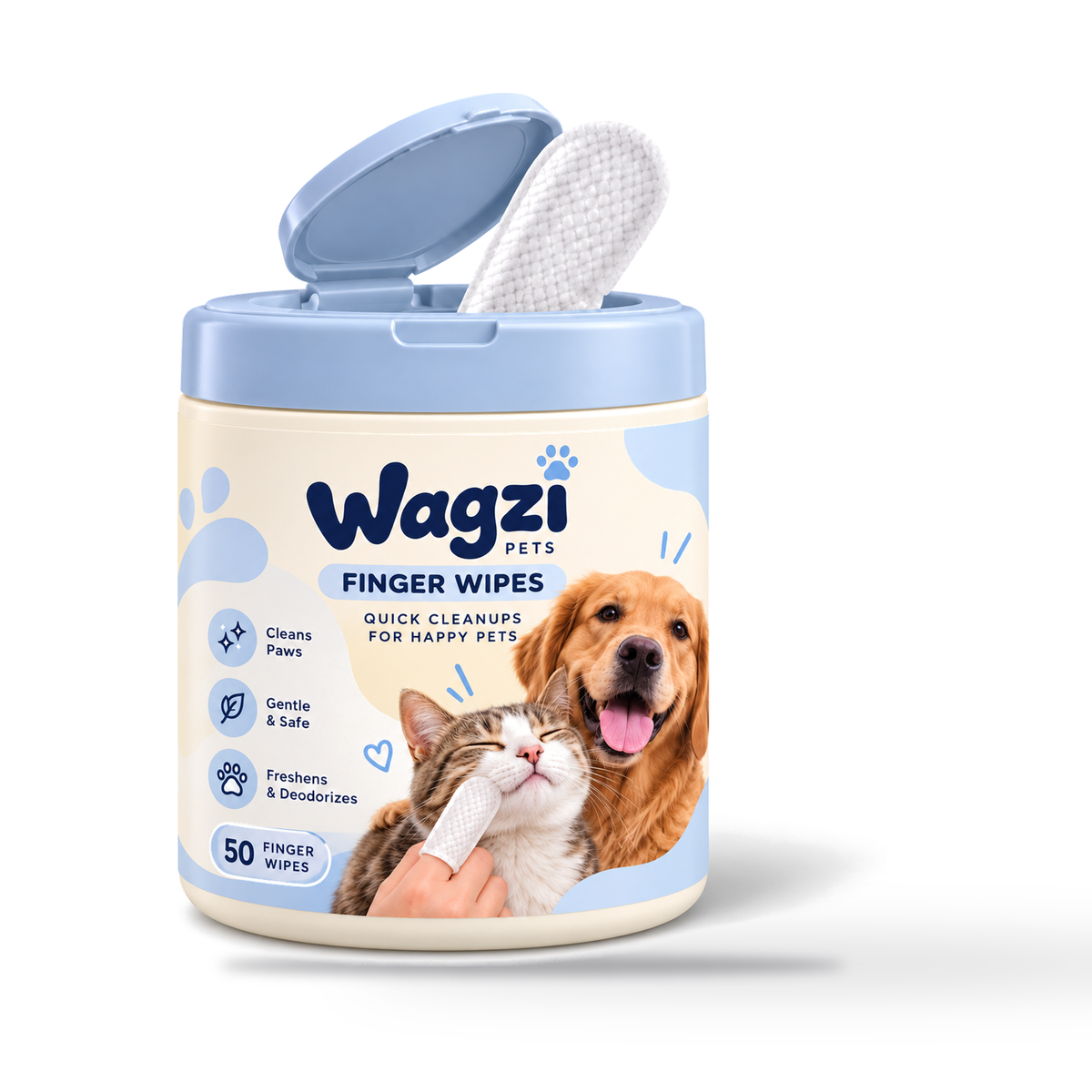 Finger Wipes for Teeth & Ears — No Brush Fights